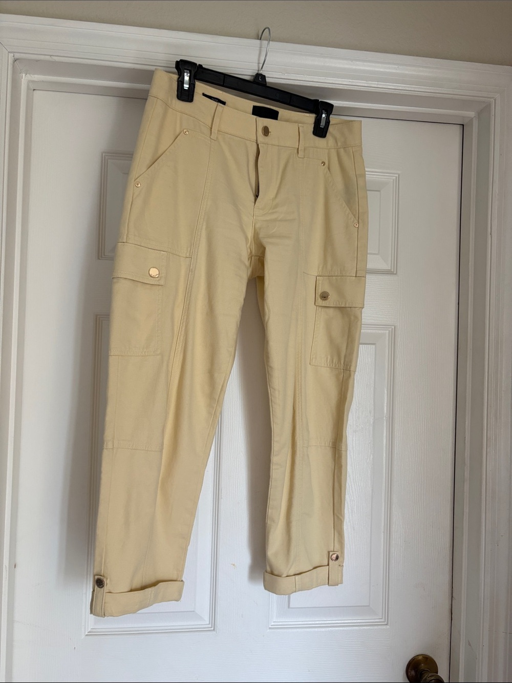Men's Lightweight Cargo Pants in Cream